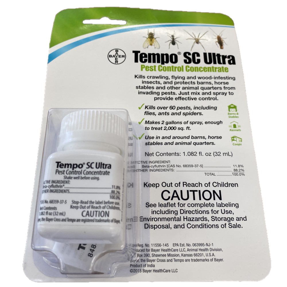 Tempo SC Ultra. Kills over 60 pest, including flies, ants and spiders
