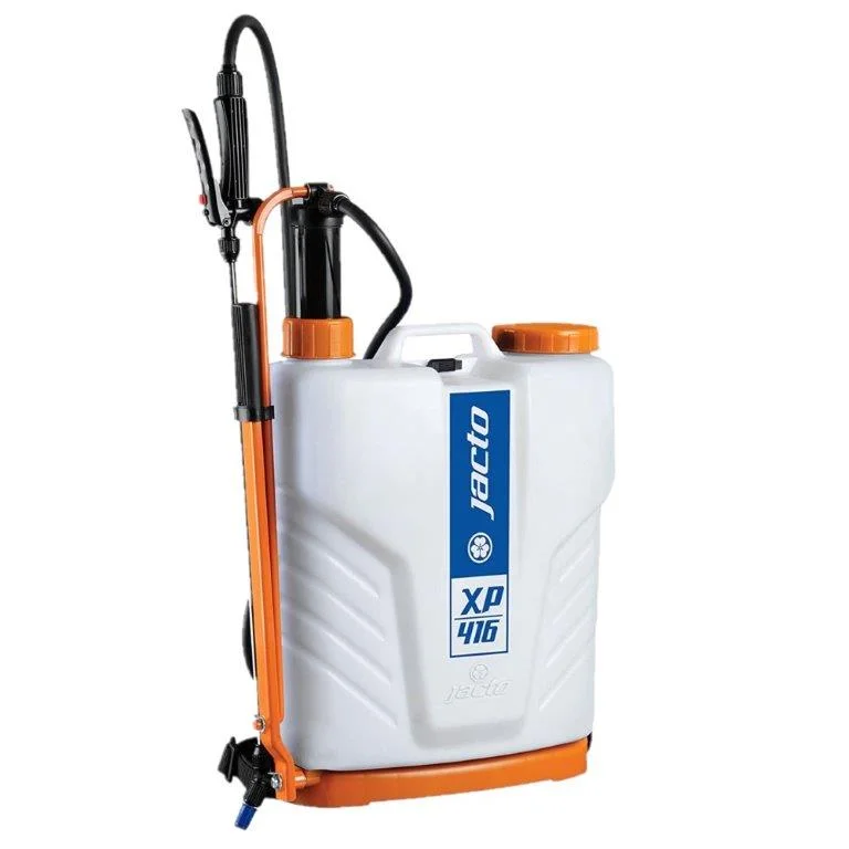 Jacto XP416 Backpack Sprayer, Professional UV Resistant Garden Pump, Perfect for Pesticide Control, Translucent White