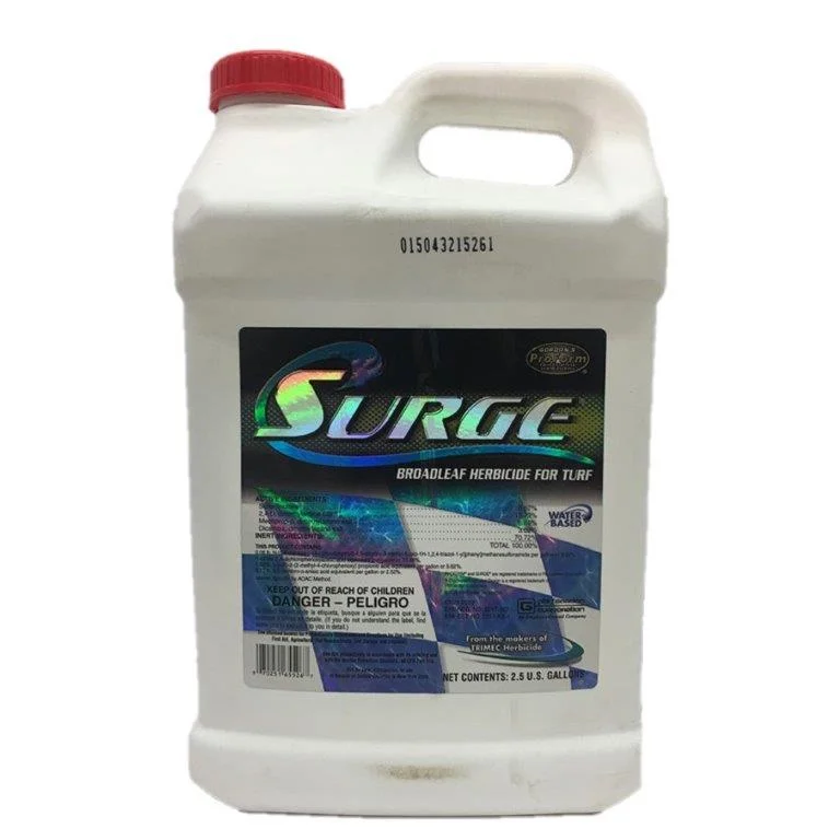 Surge Broadleaf Herbicide For Turf 2.5 Gals Selective Post Emergent Herbicide.