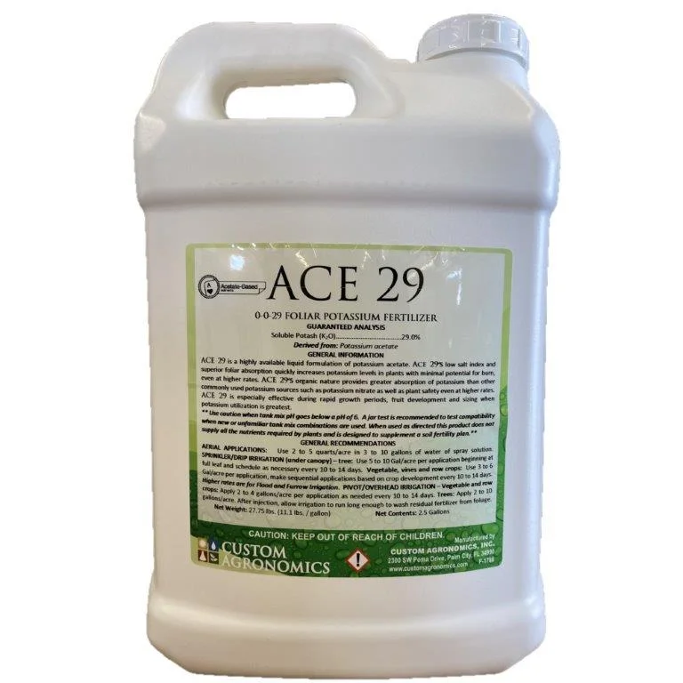 Ace 0-0-29 Foliar Potassium Fertilizer 