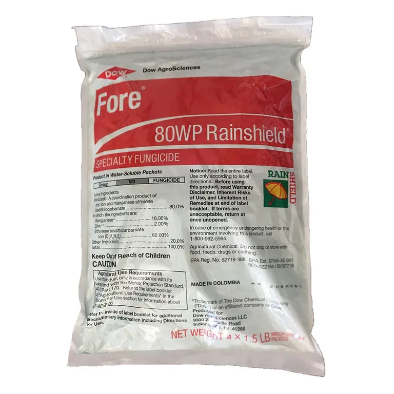 Fore 80WP Rainshield Specialty Mancozeb 80% Fungicide. 6 Pounds