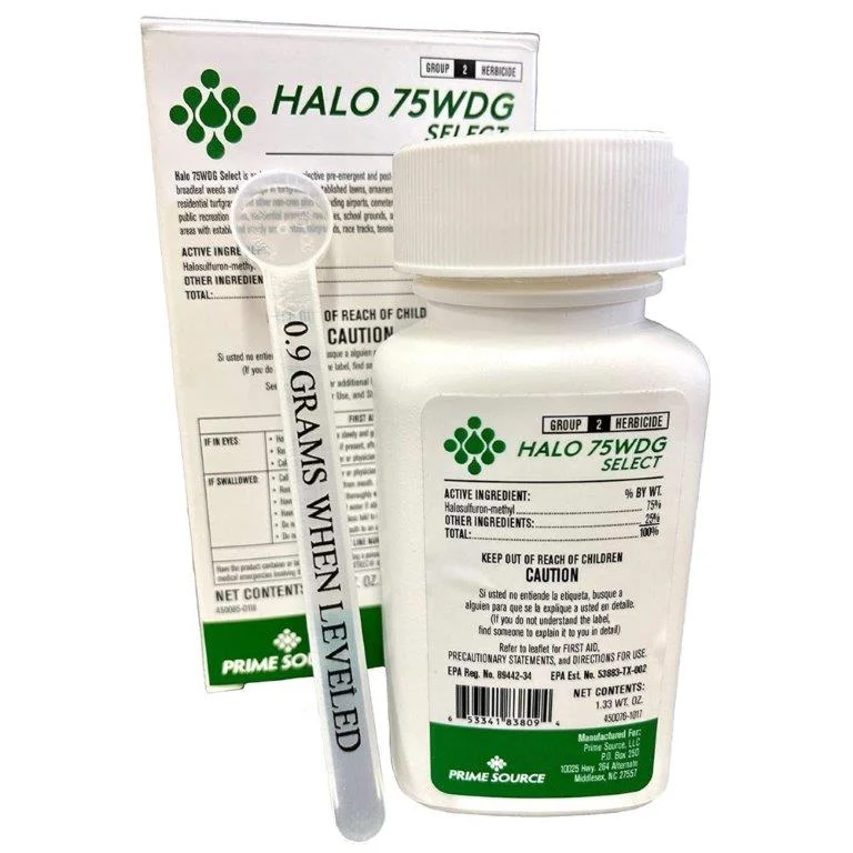 Halo 75 WDG Select, 1.33oz Halosulfuron-Methyl, (Compare to Sedgehammer) 