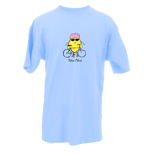 Beyond The Pond Adult Biker Chick Short Sleeve T-Shirt