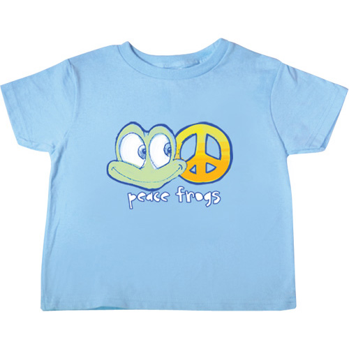 Peace Frogs Happy Frog Toddler Short Sleeve T-Shirt