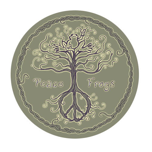 Product Image of Peace Frogs Wild Tree Sticker