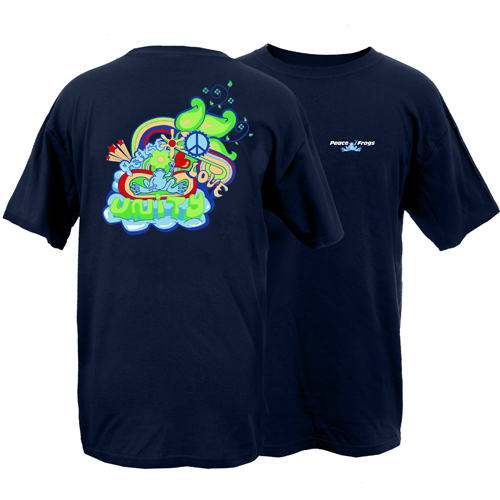Peace Frogs Adult Unity Short Sleeve T-Shirt