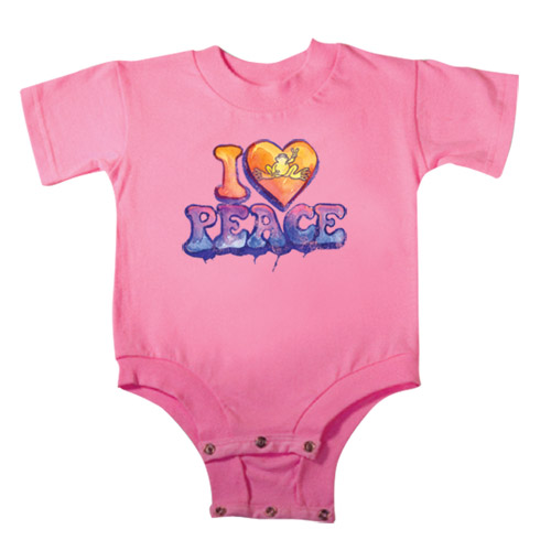 Product Image of Peace Frogs I Heart Peace Frogs Onesie
