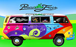 "On the Bus" - Peace Frogs Free Wallpaper Download