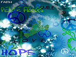 "Kinda Blue" - Peace Frogs Free Wallpaper Download