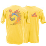 Peace Frogs Adult Keep On Frog Garment Dye Short Sleeve T-Shirt