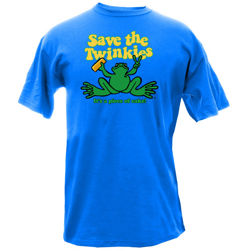 Peace Frogs Adult Save the Twinkies Short Sleeve T-Shirt 