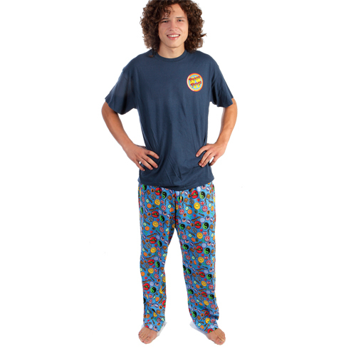 Peace Frogs Adult Button Pajama Loungepant