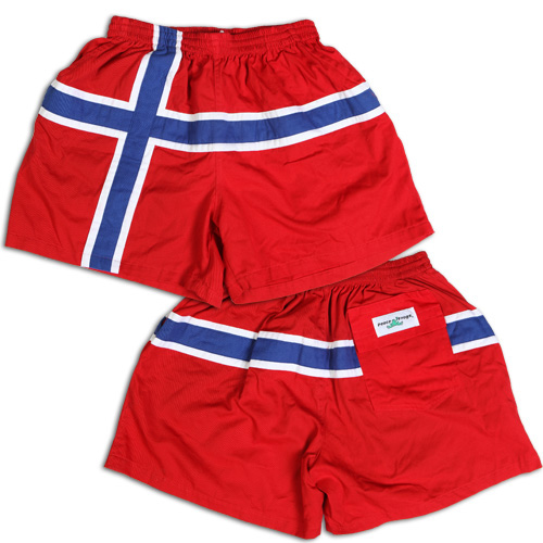 Peace Frogs Norway Flag Shorts