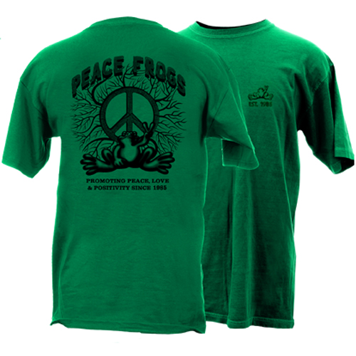 Peace Frogs Promoting Peace Short Sleeve T-Shirt