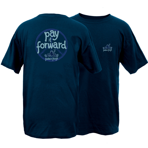 Product Image of Peace Frogs Adult Pay It Forward Short Sleeve T-Shirt