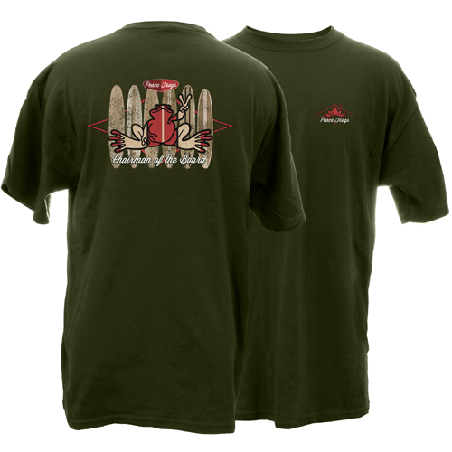 Peace Frogs Chairman of the Board Short Sleeve T-Shirt