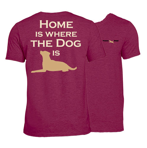 Home Dog Peace Dogs Short Sleeve T-Shirt
