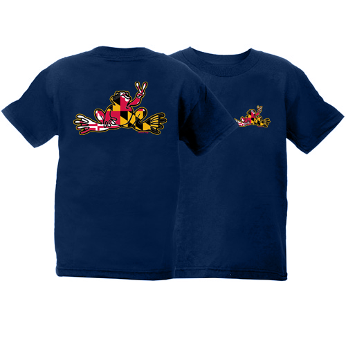 Peace Frogs Maryland Frog Short Sleeve Kids T-Shirt