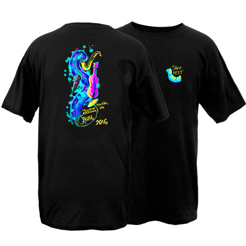 2016 Norfolk Jazz Festival Short Sleeve T-Shirt