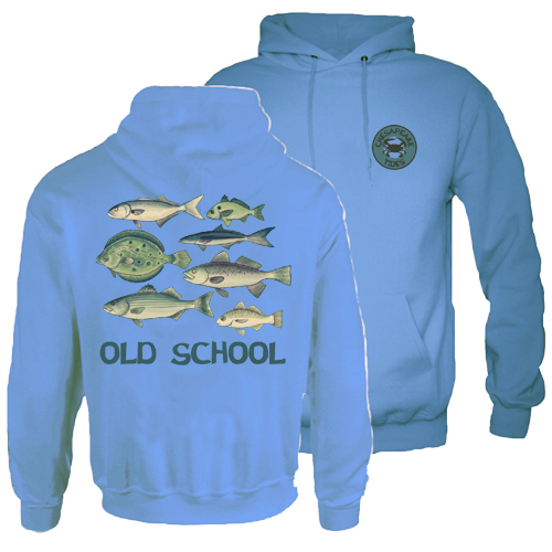 Product Image of Chesapeake Tides Adult Old School Hood Pullover Sweatshirt