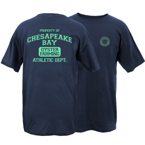 Product Image of Chesapeake Tides Oyster Farming Garment Dye Short Sleeve T-Shirt