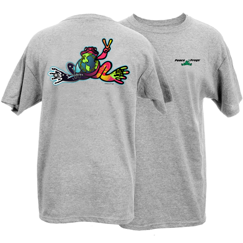 Product Image of Peace Frogs Adult Increase the Peace Frog Short Sleeve T-Shirt