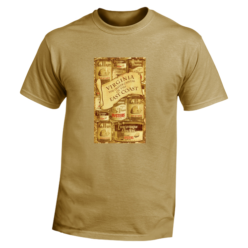 Product Image of Beyond The Pond Adult Oysters of East Coast Short Sleeve T-Shirt