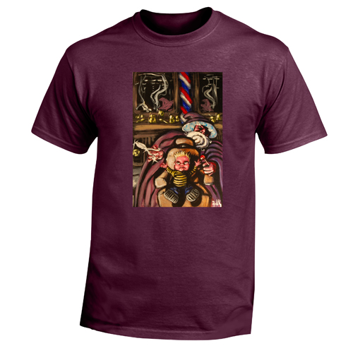 Product Image of Beyond The Pond Adult Barber Wizard Short Sleeve T-Shirt