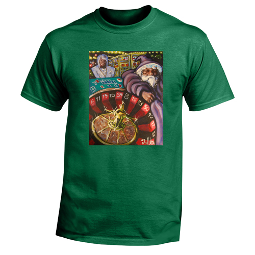 Product Image of Beyond The Pond Adult Gambler Wizard Short Sleeve T-Shirt