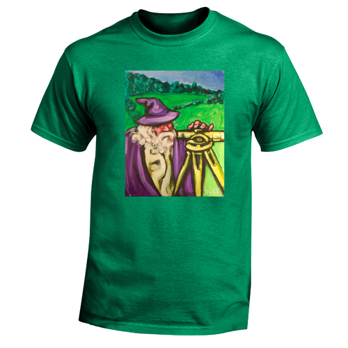 Beyond The Pond Adult Surveyor Wizard Short Sleeve T-Shirt