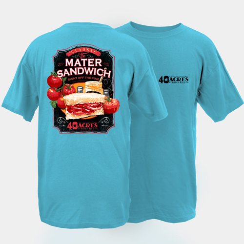 Fourty Acres Matter Sandwich Adult Short Sleeve T-Shirt