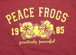 Peace Frogs Junior Hibiscus Heathered Long Sleeve T-Shirt