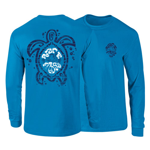 Product Image of Peace Frogs Sea Turtle Long Sleeve T-Shirt
