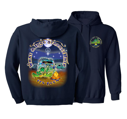 Product Image of Peace Frogs Strange Trip Adult Pullover Hooded Sweatshirt