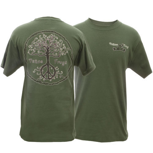Peace Frogs Adult Wild Tree Short Sleeve T-Shirt