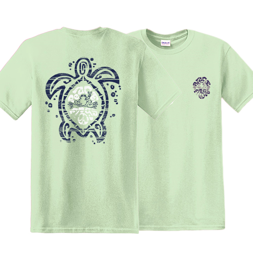 Peace Frogs Youth Sea Turtle Short Sleeve T-Shirt