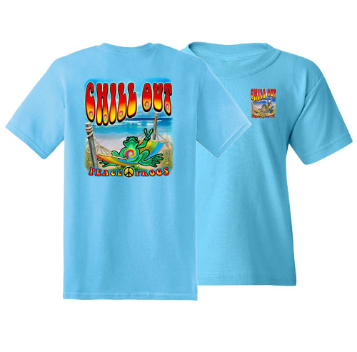 Peace Frogs Youth Chill Out Short Sleeve T-Shirt