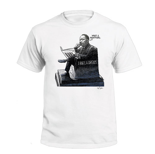 Product Image of Michael de Adder Designs I Have a Dream White Short Sleeve T-Shirt
