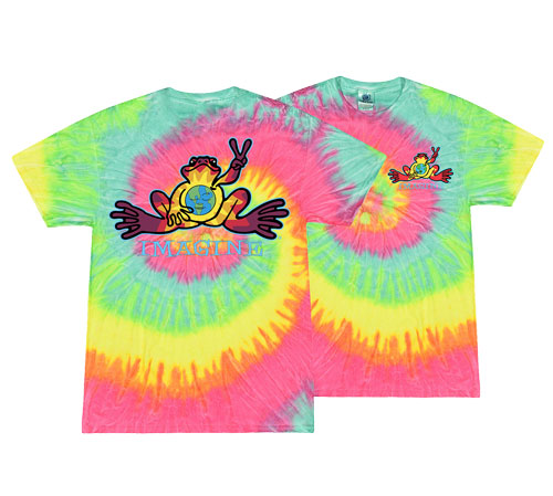 Product Image of Peace Frogs Adult Imagine Tie-Dye Short Sleeve T-Shirt