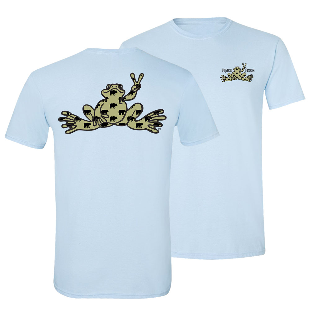 Product Image of Peace Frogs Adult Bear Fill Frog Short Sleeve T-Shirt