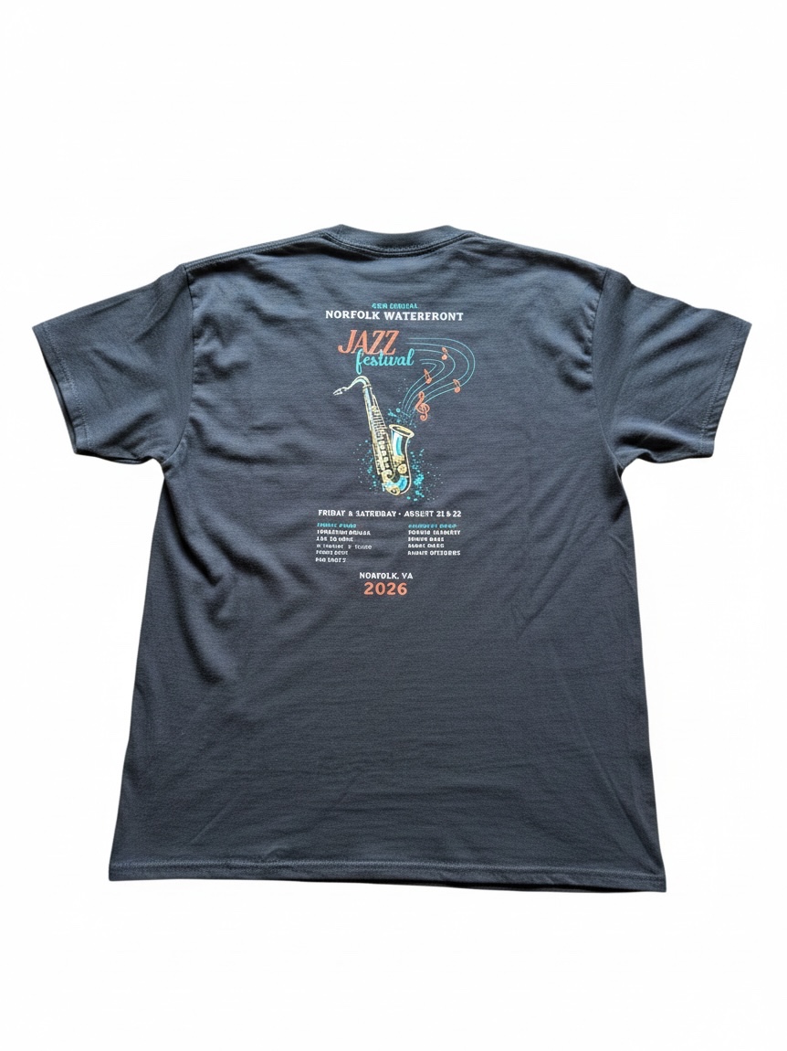 2026 Norfolk Jazz Festival Short Sleeve T-Shirt