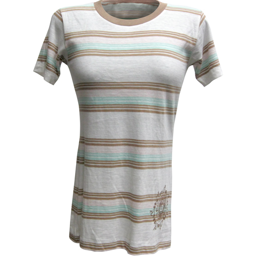 Peace Frogs Junior Mystical Stripe Short Sleeve T-Shirt