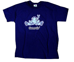 Peace Frogs Adult Groovin Short Sleeve T-Shirt