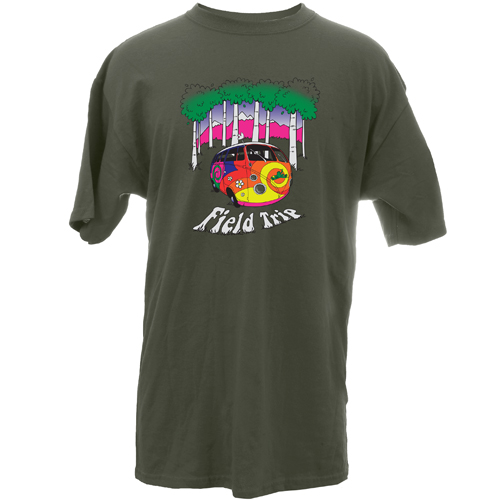 Product Image of Peace Frogs Adult Field Trip Van Short Sleeve T-Shirt