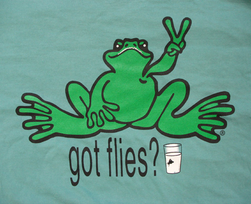 Peace Frogs Adult Milk Garment Dye Short Sleeve T-Shirt