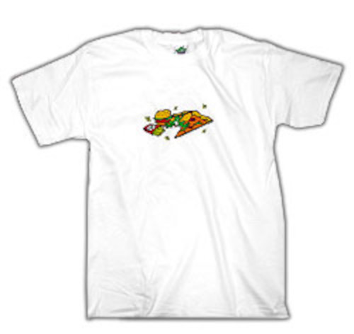 Product Image of Peace Frogs Adult Fast Food Short Sleeve T-Shirt