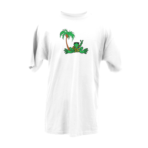 Peace Frogs Adult Hawaiian Short Sleeve T-Shirt