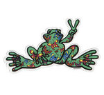 Peace Frogs Butterfly Fill Sticker