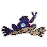 Product Image of Peace Frogs Md Moon Sticker