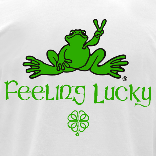 Peace Frogs Adult Feeling Lucky Short Sleeve T-Shirt